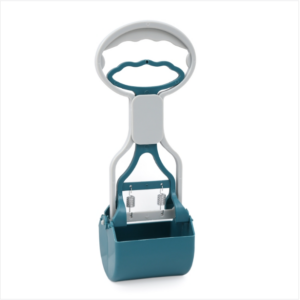 Walking the dog picking up the potty shoveling the potty