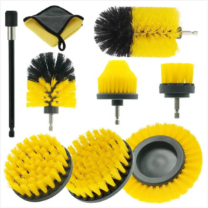 WRS-DS19 9 in 1 electric drill Slit cleaning brush Car washing Tool set (9 sets)