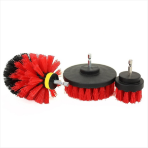 3 sets of cleaning brush head for kitchen and bathroom drill