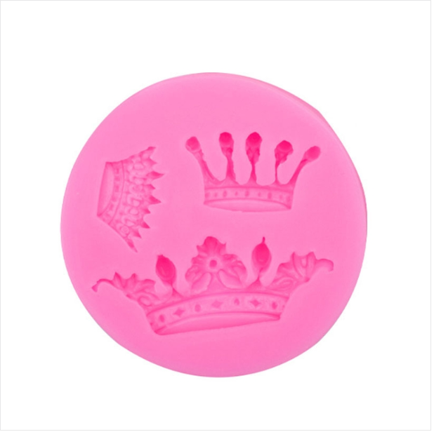 Crown cake decoration mold DIY chocolate fondant silicone mold clay tools, specifications: 15-58