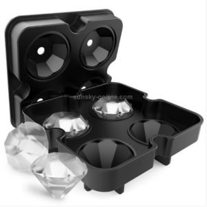 4 silicone diamond ice box silicone ice maker ice box mold
