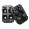 Bar Whiskey silicone ice cube mold, specification: 4 skull (black)