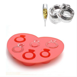 Silicone DIY creative ring ice mold ice box