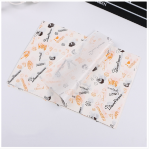 100 pieces of cake greaseproof paper baking packaging tray paper hamburger paper, color: fancy pastry