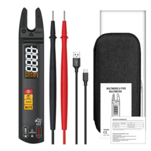 BSIDE U1 Digital Clamp Multimeter, Electric Tester Pen, Bright LED Flashlight, DC AC 100A Pliers, T-RMS Current