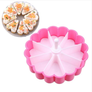 Cake Plate Sushi mold Set Creative Heart shaped sushi mold Baked jelly pudding cup milleuca rice ball mold