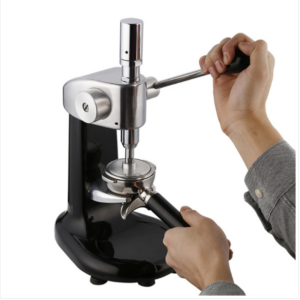 Manual quantitative coffee filler powder press