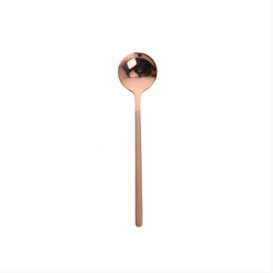 Mini coffee spoon Kitchen dessert spoon Dining Home round stainless steel coffee spoon