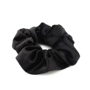 5 PCS Velvet Solid Color Elastic Hair Bands Ponytail Holder Scrunchies Tie Hair Rubber Band Headband