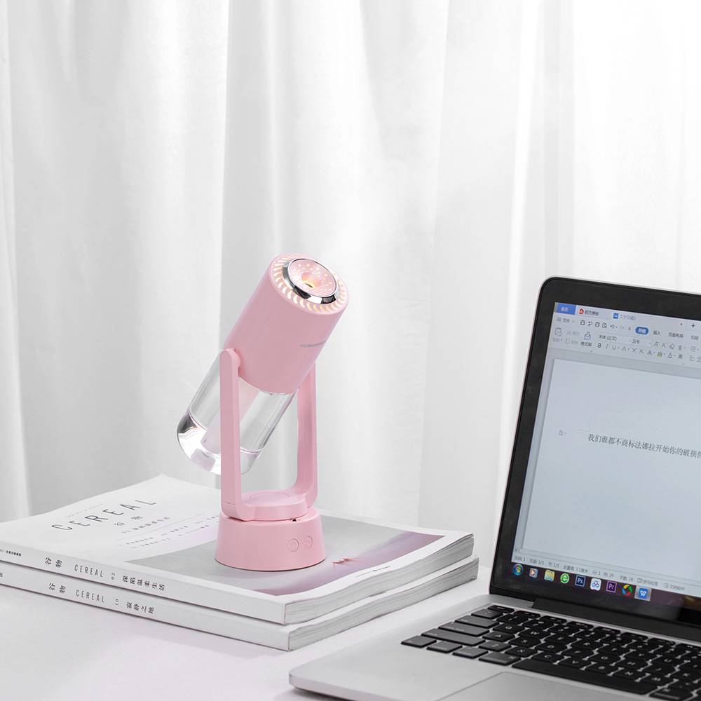 Humidifier wireless 360° water replenishment atomization