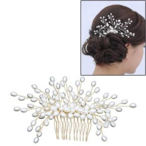 Bride Comb Wedding Handmade Pearl Bridal Women Headwear Jewelry