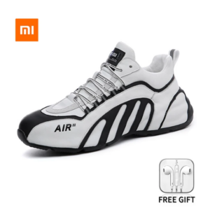 Xiaomi Youpin Men Leather Casual Shoes Sneakers Trendy New Breathable Non-slip Leisure Footwear Vulcanized Shoes Male Sneakers