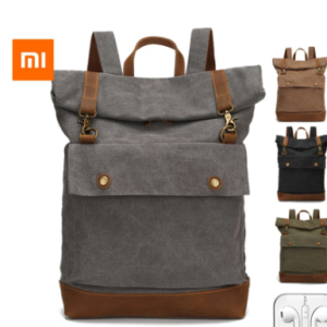 Xiaomi Youpin New Cancas Backpack Men Outdoor Travel Bags Women Classic Laptop Bag Student Schoolbag Anti-fouling Dirt Resistant