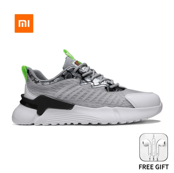 Xiaomi Youpin Casual Sneakers for Men Ventilation Jaka Soft Rubber Soles Non-slip Seamless Mesh Leisure Time Shoes for Men