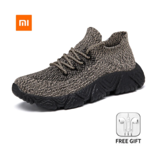 Xiaomi Youpin Men’s Shoes Sneakers Casual Shoes New Mesh Breathable Sport Male Flying Knit Flats Men Sneakers Lace-up Loafers