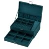 Double layer locking jewellery box storage box