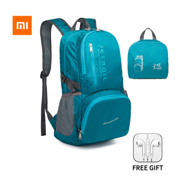 Xiaomi Outdoor Backpack Portable Ultra-light Foldable Storage Backbag New Waterproof Skin-friendly Mountain Bag Sports Backpack