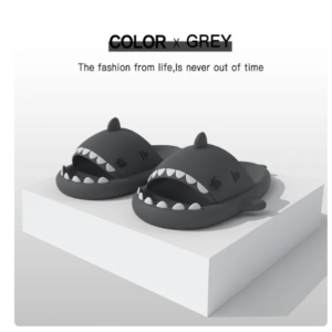 Xiaomi Youpin Slippers Men And Women Summer Sandals Fashion Cartoon Shark Home Flat Shoes Couple Jelly Shoes Bathroom Slippers