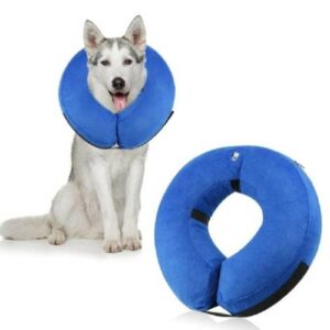Inflatable Pet Collar Pet Grooming Warm Protective Wound Protection Collar, (CQLQ01)