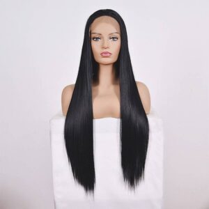 Former lace net lady long straight hair wig