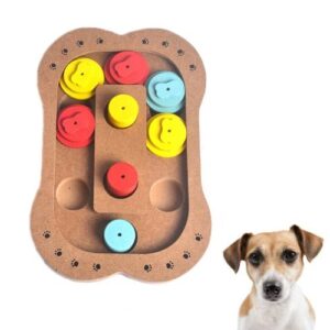 Pet Dog Feeding Multifunctional Educational Wooden Toy