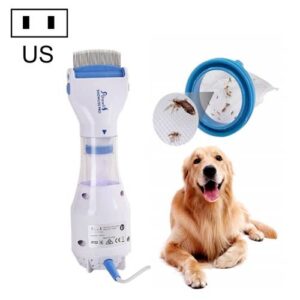 Electric Lice Comb Children Clothes Terminator Anti Removal Kill Lice Cleaner Puppies Fleas(US Plug)