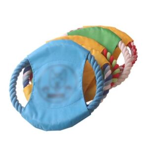 BG-W253H Pet Dog Canvas Bite Resistant Cotton Rope Pet Training Toy Color Random Delivery(18-20cm)