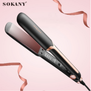 SOKANY1907 new dual-use straightener clip anion steam straightener ceramic curling straight dual-use clipboard