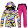 Thickened Windproof Skiwear for Women – Warm and Waterproof