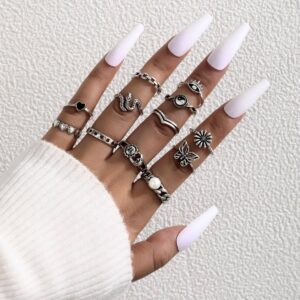Exaggerated Ring Set