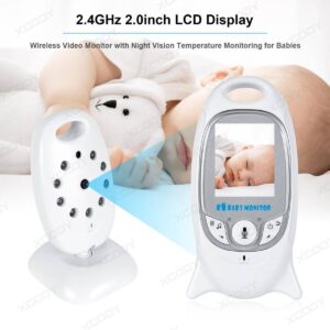 Wireless Baby Monitor: 2″ LCD Camera with Video & Audio
