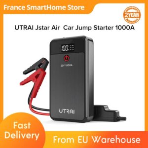 UTRAI Car Jump Starter 1000A: Portable Battery Booster, Power Bank