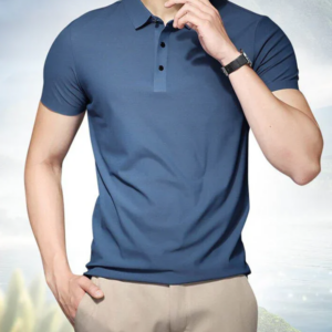 Men’s Ice Silk Short Sleeve Polo Shirt