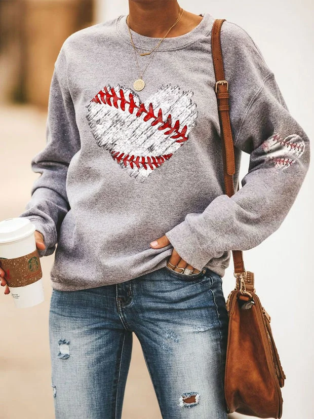 Baseball Heartbeat Sweatshirt: Show Your Love for the Game
