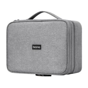 Baona BN-B013 Stamp Business License Organizer With Combination Lock(Grey)