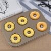 3 Flowers Type Donuts Cookie Mold Gold 6 Cups Cake Mold Baking Mold Cake Tools Bakeware Kitchen Accessories