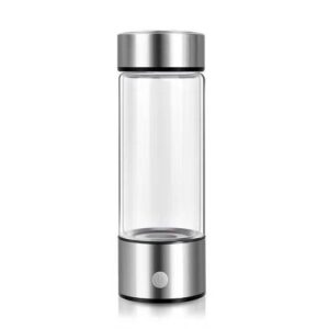 Portable Electrolyzed Water Cups Hydrogen-Rich Water Cups, Capacity: 420ml(Silver)