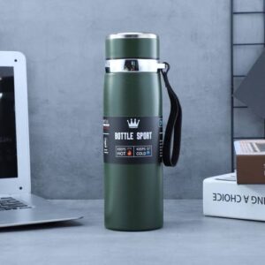 955 316 Stainless Steel Vacuum Cups, Capacity: 1000 ml(Frosted Green)