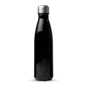 JUNSUNMAY 304 Stainless Steel Double-layer Vacuum Insulated Water Bottle, Capacity:1000ml(Black)