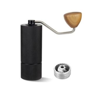 CNC Stainless Steel Hand Crank Coffee Bean Grinder1