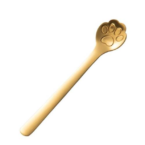 Stainless Steel Creative Cat Claw Coffee Spoon Dessert Cake Spoon 1