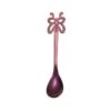 Multicolor Stainless Steel Butterfly Coffee Spoon Fruit Cold Drink Ice Cream Dessert Tea Spoon