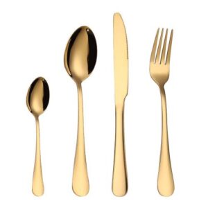 4PCS/Set Stainless Steel Western Steak Fork Spoon Knife Set