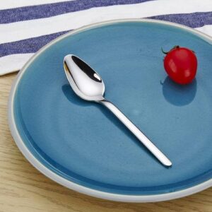 2 PCS Thick Stainless Steel Western Food Spoon Coffee Spoon