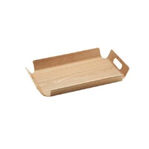 Wooden Dinner Plate Serving Plate Pastry Tray, Specification:880 Ash S