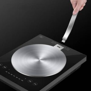 Stainless Steel Heats Conduction Plates Induction Cooker Diffuser Plate ,Spec: 24cm Disassembly Handles