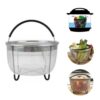 6QT 304 Stainless Steel Steamer Basket Instant Pot Accessories Instant Cooker Draining Steam Basket1