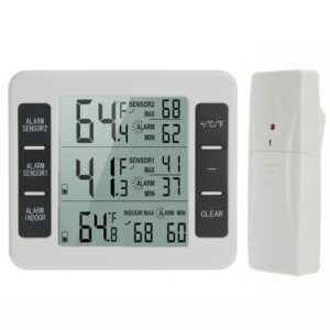 SN010 Wireless Indoor Outdoor High-Precision Thermometer Electronic Refrigerator Thermometers(One to One)1