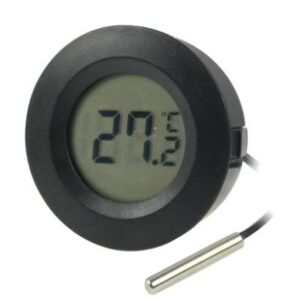 TL8009 Mini Indoor LCD Display Digital Thermometer, Measuring Temperature Range: -50℃-110℃(Black