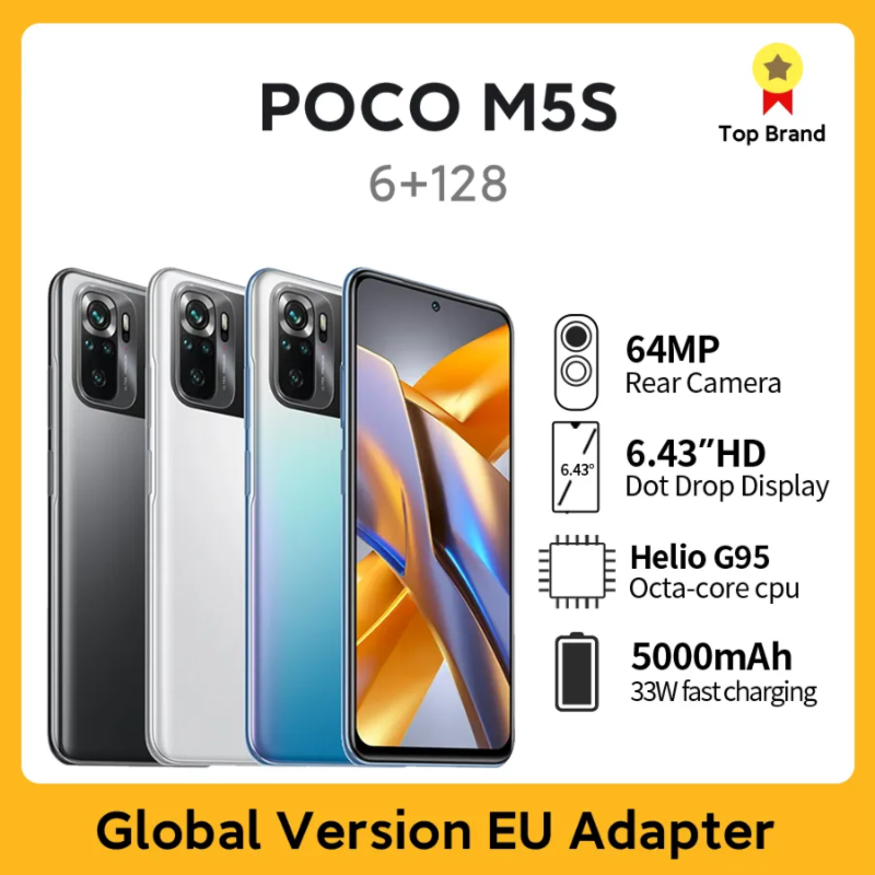 POCO M5s: Global Version Smartphone with 64MP Quad Camera